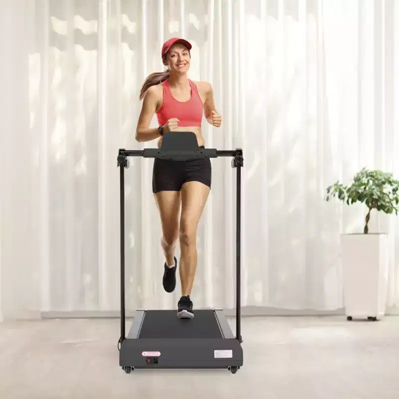 Tapis Roulant Pieghevole da Casa NAYSAYE, Attrezzo Multifunzionale per Camminata e Corsa Fitness, Nero, 49.2*23.6*42.9