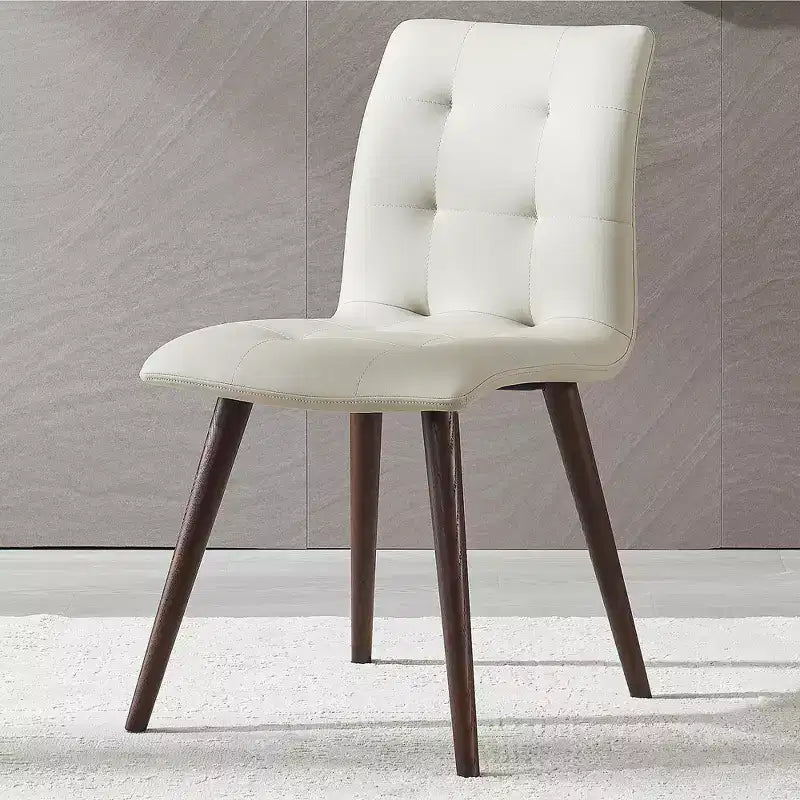 GDFStudio Jadoo Sedie da pranzo moderne di metà secolo rivestite in similpelle (set da 2)