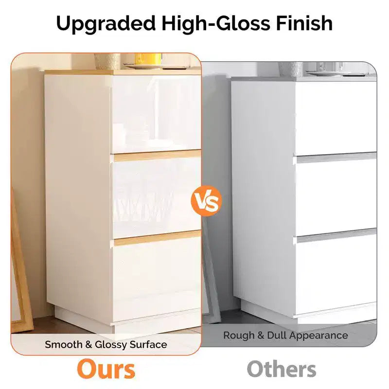 Karl Home 47 Inch Two Row Six Drawer Contrast Color Dresser