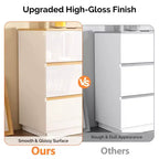 Karl Home 47 Inch Two Row Six Drawer Contrast Color Dresser