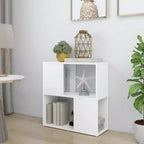 vidaXL Libreria Bianca in Legno Ingegnerizzato Mobile Libreria Medio