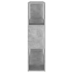 vidaXL Book Cabinet Room Divider Concrete Grey Engineered Wood Medium
