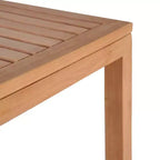 vidaXL Storage Rack Natural Teak Solid Teak Wood Tall Storage Rack