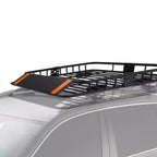 Steel Rooftop Cargo Basket  200 lb Capacity Roof Rack for SUV & Pickup Trucks, Car Top Luggage Holder