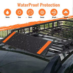 Steel Rooftop Cargo Basket  200 lb Capacity Roof Rack for SUV & Pickup Trucks, Car Top Luggage Holder