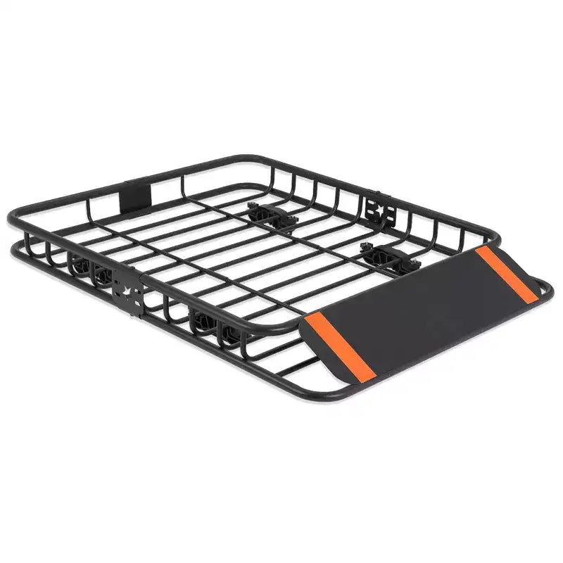 Steel Rooftop Cargo Basket  200 lb Capacity Roof Rack for SUV & Pickup Trucks, Car Top Luggage Holder