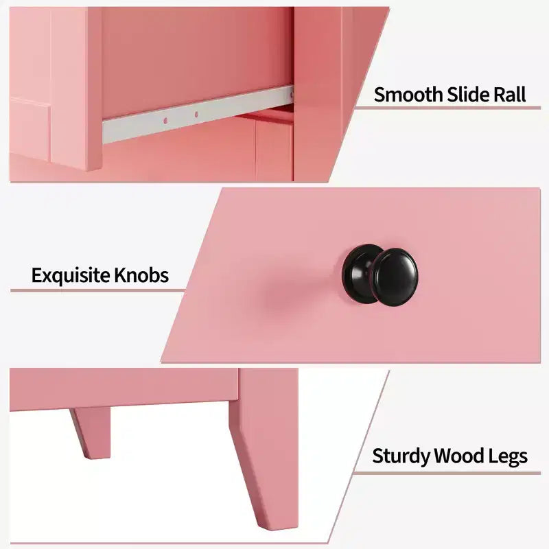 Comò a 5 cassetti per camera da letto, cassettiera alta moderna con maniglie in metallo, mobile contenitore in legno per armadio, soggiorno, corridoio