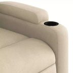 vidaXL Poltrona reclinabile massaggiante verticale grigio scuro