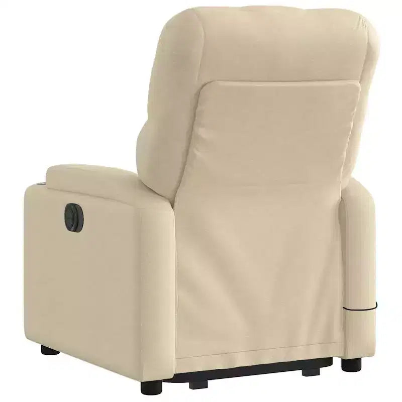 vidaXL Poltrona reclinabile massaggiante verticale grigio scuro