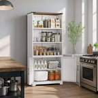 Barn Door 3 Shelf Steel Bookcase Storage Cabinet