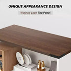 Barn Door 3 Shelf Steel Bookcase Storage Cabinet