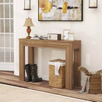 HOMCOM Consolle da 120 cm, Tavolo Stretto Moderno da Divano per Soggiorno, Ingresso, Corridoio