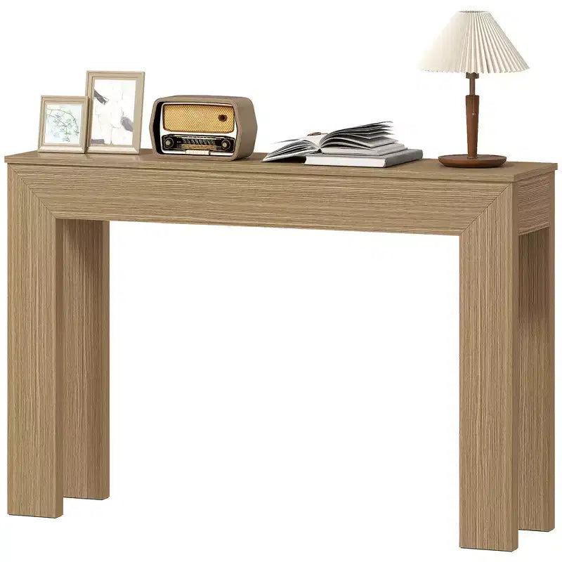 HOMCOM 47 Console Table, Modern Narrow Sofa Table for Living Room, Entryway, Hallway