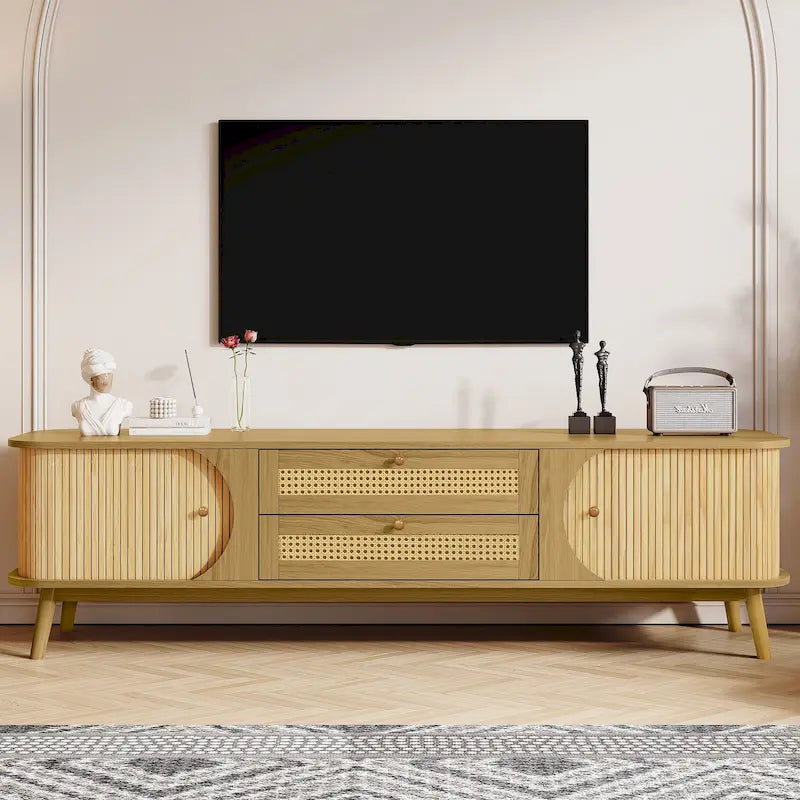 Mobile TV in Rattan Stile Fattoria Moderna