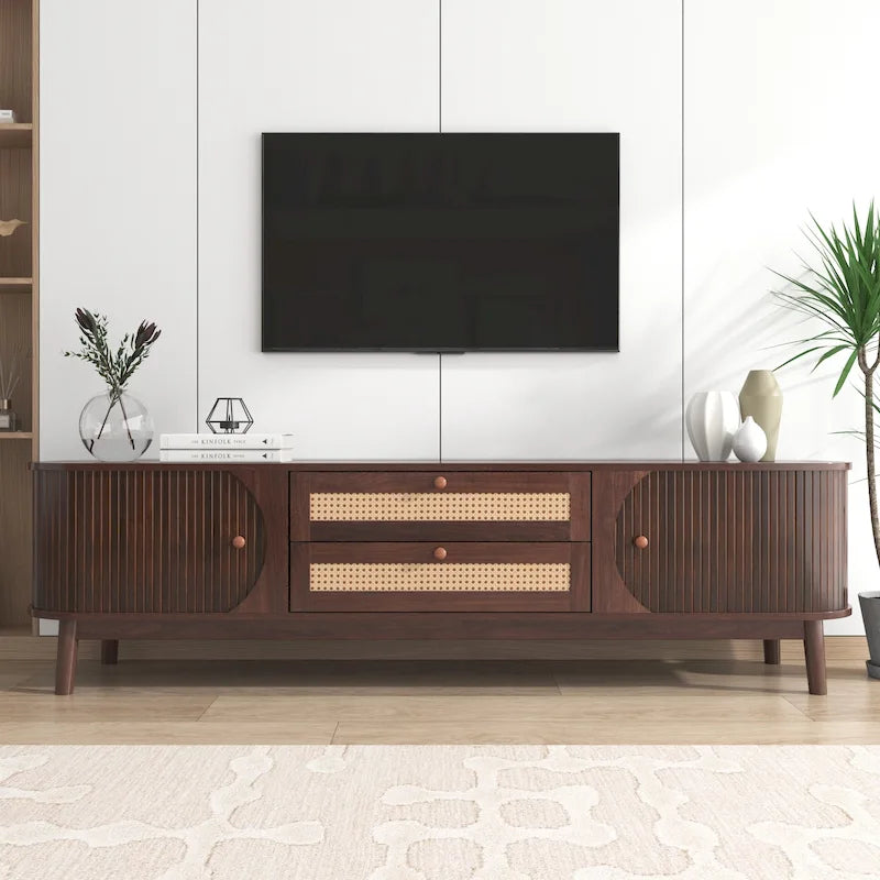 Mobile TV in Rattan Stile Fattoria Moderna