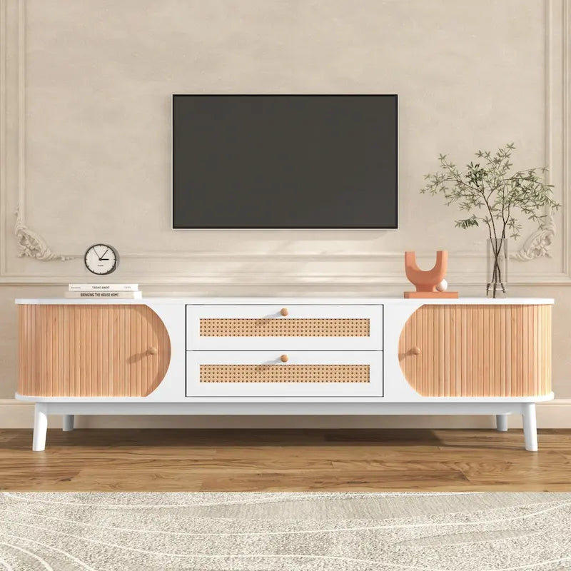 Mobile TV in Rattan Stile Fattoria Moderna