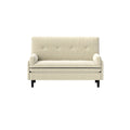 Ivory 55.11 Multi-Functional Corduroy Loveseat, Convertible Lounge Chair, Bed
