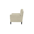 Ivory 55.11 Multi-Functional Corduroy Loveseat, Convertible Lounge Chair, Bed