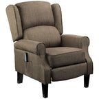 Heated Massage Recliner Chair with Lumbar Heating & Remote Controller
