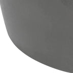 SAFAVIEH Zuri Tavolino d'appoggio in cemento per interni/esterni (grigio scuro) - 16W x 16D x 18H
