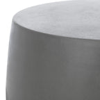 SAFAVIEH Zuri Tavolino d'appoggio in cemento per interni/esterni (grigio scuro) - 16W x 16D x 18H