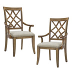 Set moderno di 2 sedie da pranzo con braccioli e seduta imbottita, adatte per soggiorno, sala da pranzo e bancone bar