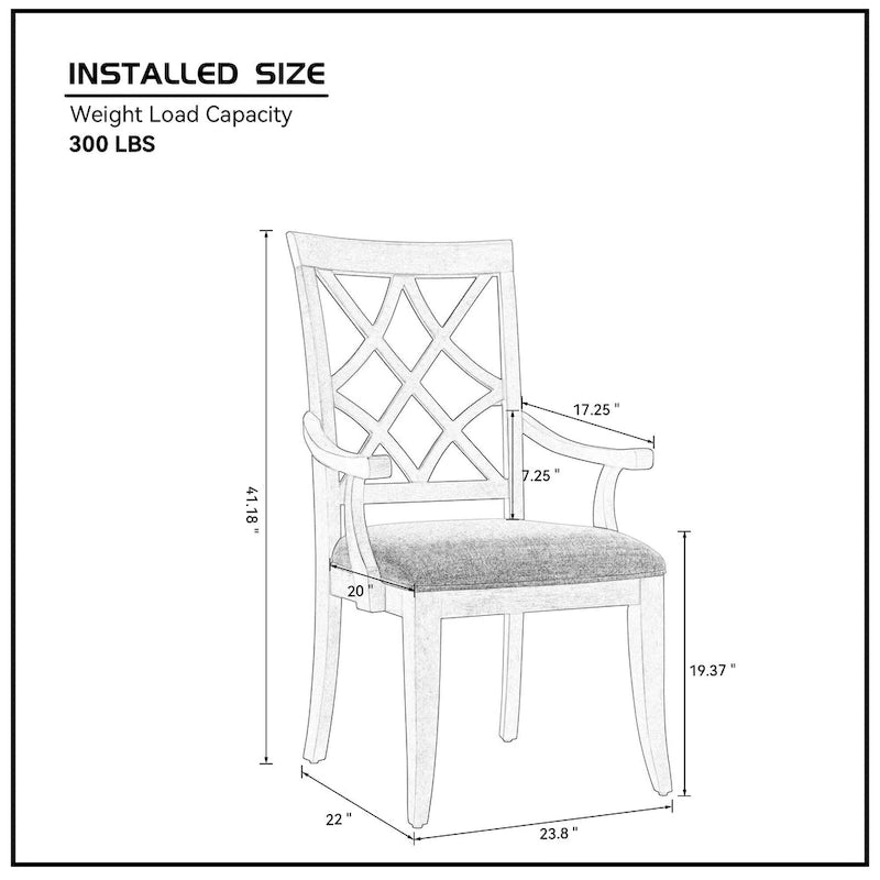 Set moderno di 2 sedie da pranzo con braccioli e seduta imbottita, adatte per soggiorno, sala da pranzo e bancone bar