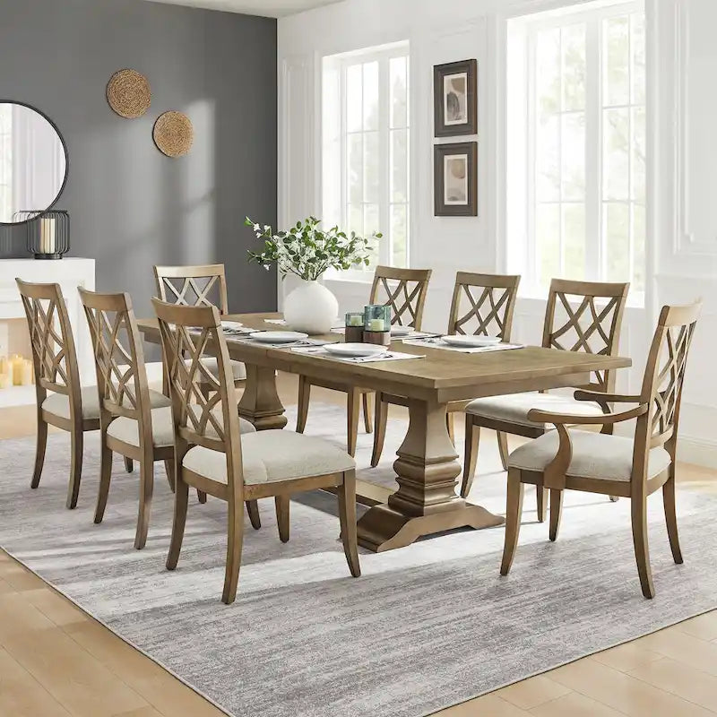 Set moderno di 2 sedie da pranzo con braccioli e seduta imbottita, adatte per soggiorno, sala da pranzo e bancone bar