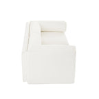 75.5 Chenille Upholstered 2-Seater Modular Sectional Sofa with Storage Seat, DIY Combination