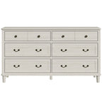Light Grey 6-Drawer Dresser for Bedroom