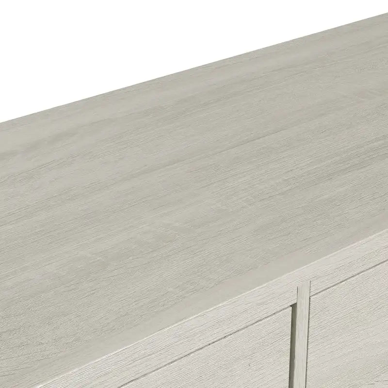 Light Grey 6-Drawer Dresser for Bedroom
