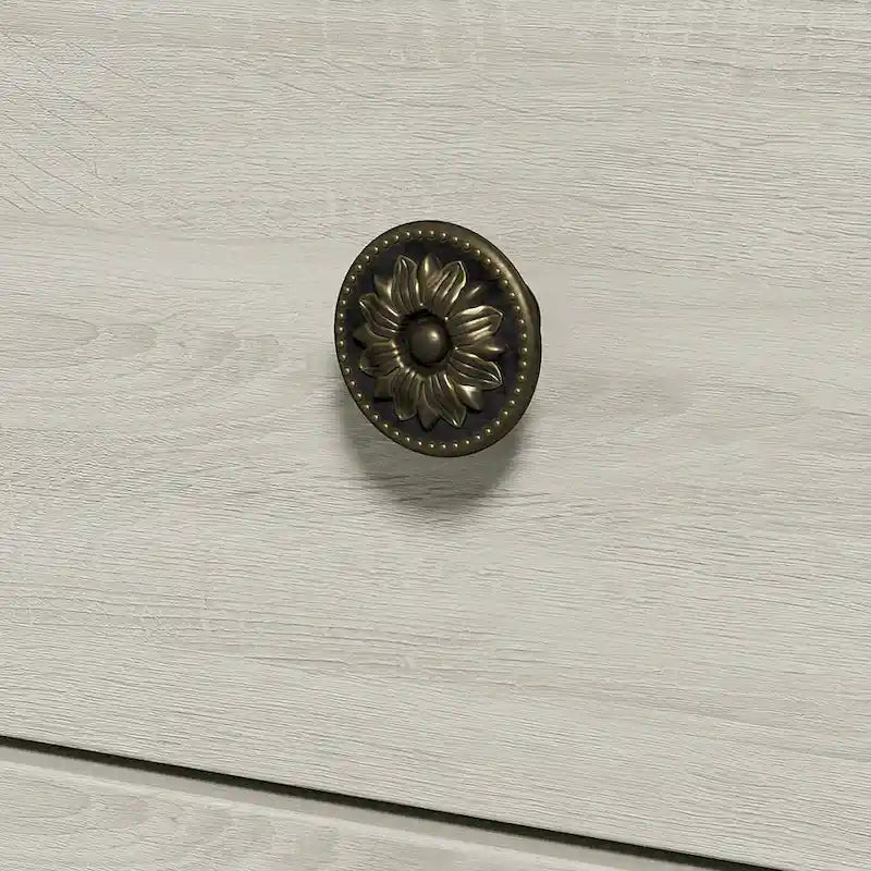 Light Grey 6-Drawer Dresser for Bedroom