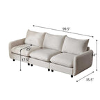 Christopher Knight Home - Evelyn Modern Modular Upholstery Sectional Sofa