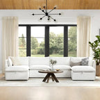 Cypress U-shape Sectional Couches Modular Sofa with Ottoman