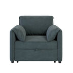 Roomfitters Convertible Sofa Bed, 3 in 1 Sleeper Chair with Adjustable Backrest and Thick Cushions, Linen Frame