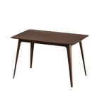 Set di 5 mobili da pranzo con tavolo e sedie, set di mobili da cucina in legno con tavolo rettangolare e 4 sedie imbottite