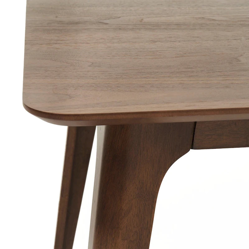 Set di 5 mobili da pranzo con tavolo e sedie, set di mobili da cucina in legno con tavolo rettangolare e 4 sedie imbottite