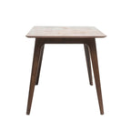 Set di 5 mobili da pranzo con tavolo e sedie, set di mobili da cucina in legno con tavolo rettangolare e 4 sedie imbottite