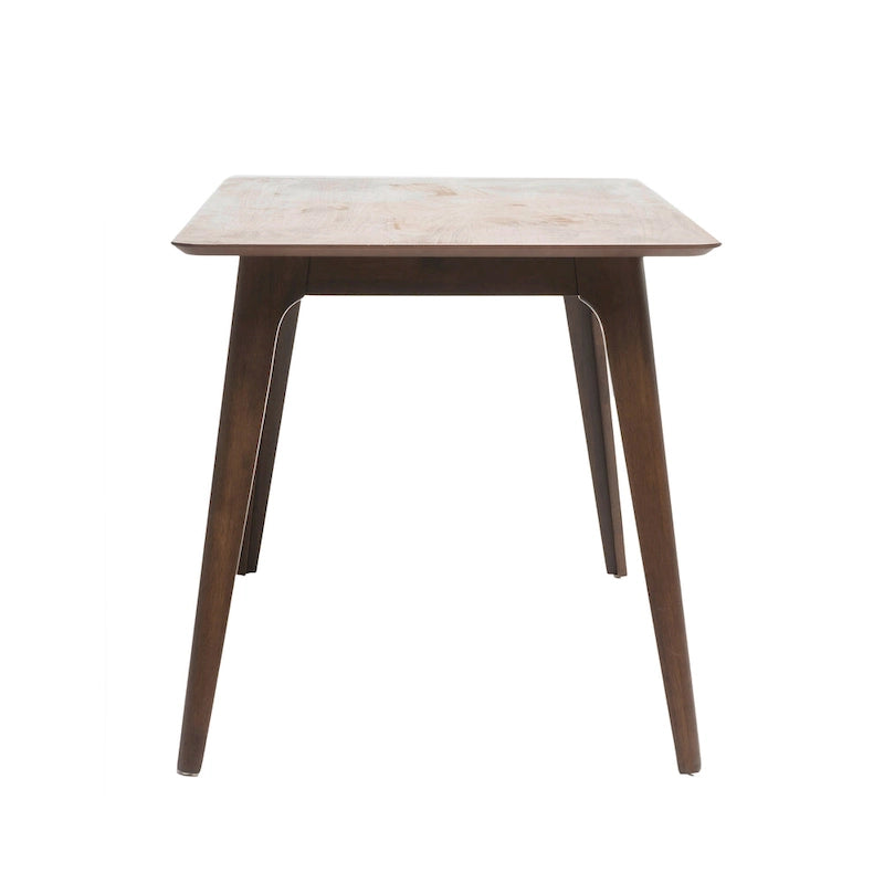 Set di 5 mobili da pranzo con tavolo e sedie, set di mobili da cucina in legno con tavolo rettangolare e 4 sedie imbottite