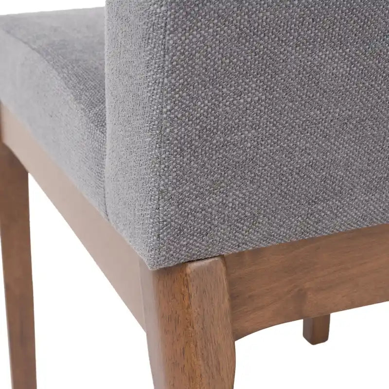 Set di 5 mobili da pranzo con tavolo e sedie, set di mobili da cucina in legno con tavolo rettangolare e 4 sedie imbottite