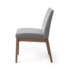 Set di 5 mobili da pranzo con tavolo e sedie, set di mobili da cucina in legno con tavolo rettangolare e 4 sedie imbottite