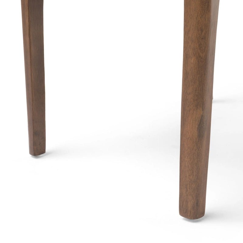 Set di 5 mobili da pranzo con tavolo e sedie, set di mobili da cucina in legno con tavolo rettangolare e 4 sedie imbottite