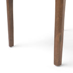 Set di 5 mobili da pranzo con tavolo e sedie, set di mobili da cucina in legno con tavolo rettangolare e 4 sedie imbottite