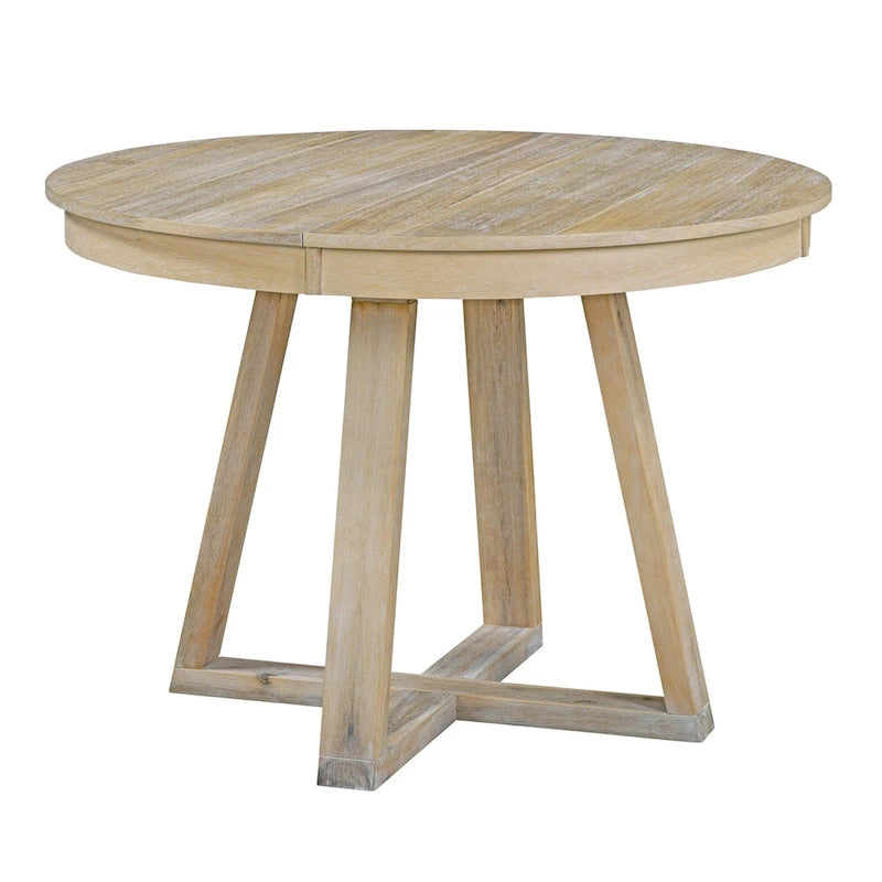 Set di tavolo e sedie da pranzo multifunzione, set da tavolo da pranzo per cucina rustica con ripiani pieghevoli rimovibili e gambe a croce