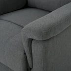 Roomfitters Fabric Glider Recliner with Swivel, Manual Reclining Chair
