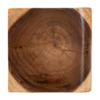 Tavolino Eliada intagliato a mano in legno di suar – Tavolino d'appoggio scultoreo ondulato, stile moderno Boho per soggiorno o camera da letto