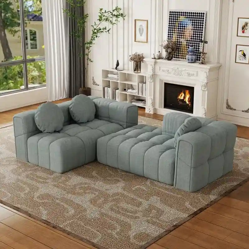 103 Divano modulare a L, combinazione libera (con chaise longue a destra o a sinistra)