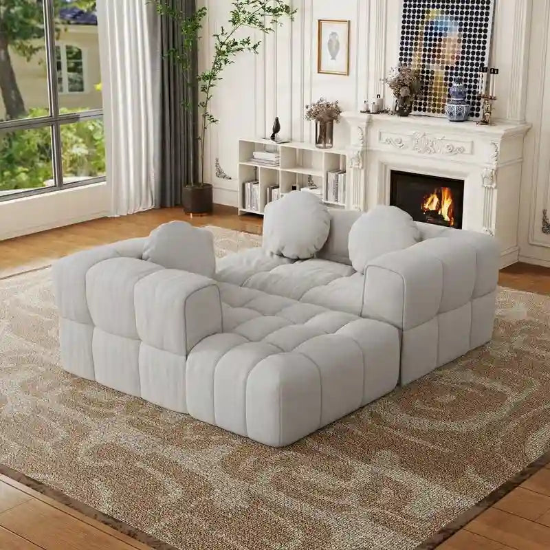 103 Divano modulare a L, combinazione libera (con chaise longue a destra o a sinistra)