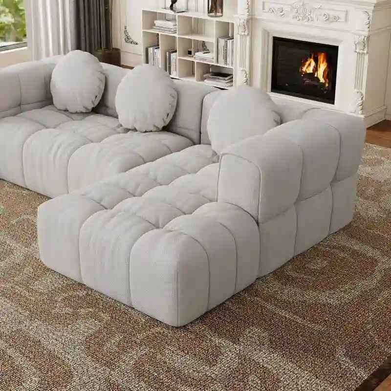 103 Divano modulare a L, combinazione libera (con chaise longue a destra o a sinistra)
