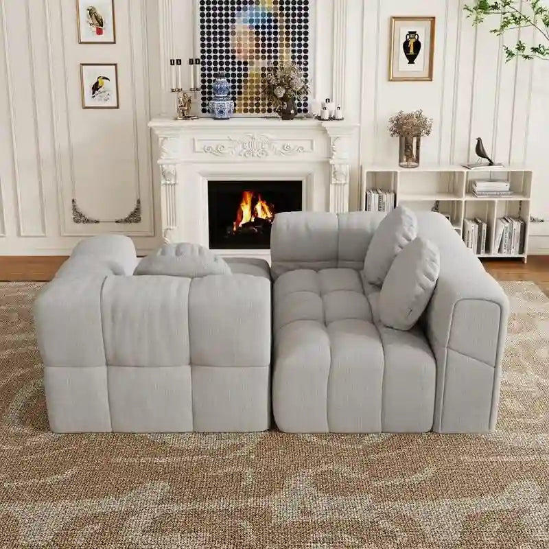 103 Divano modulare a L, combinazione libera (con chaise longue a destra o a sinistra)